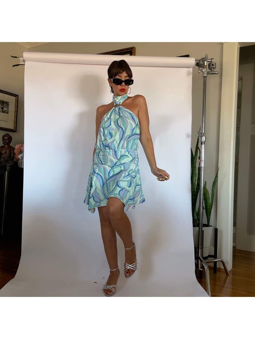 Halter Mini Dress - Picture 4 of 8